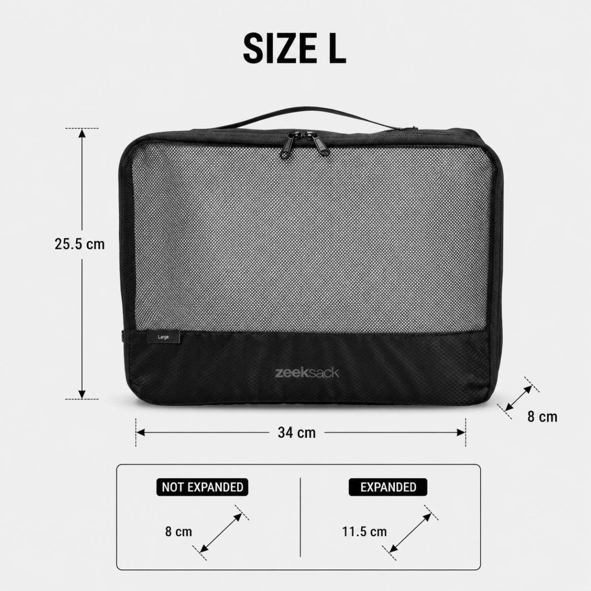Expandable Packing Cubes